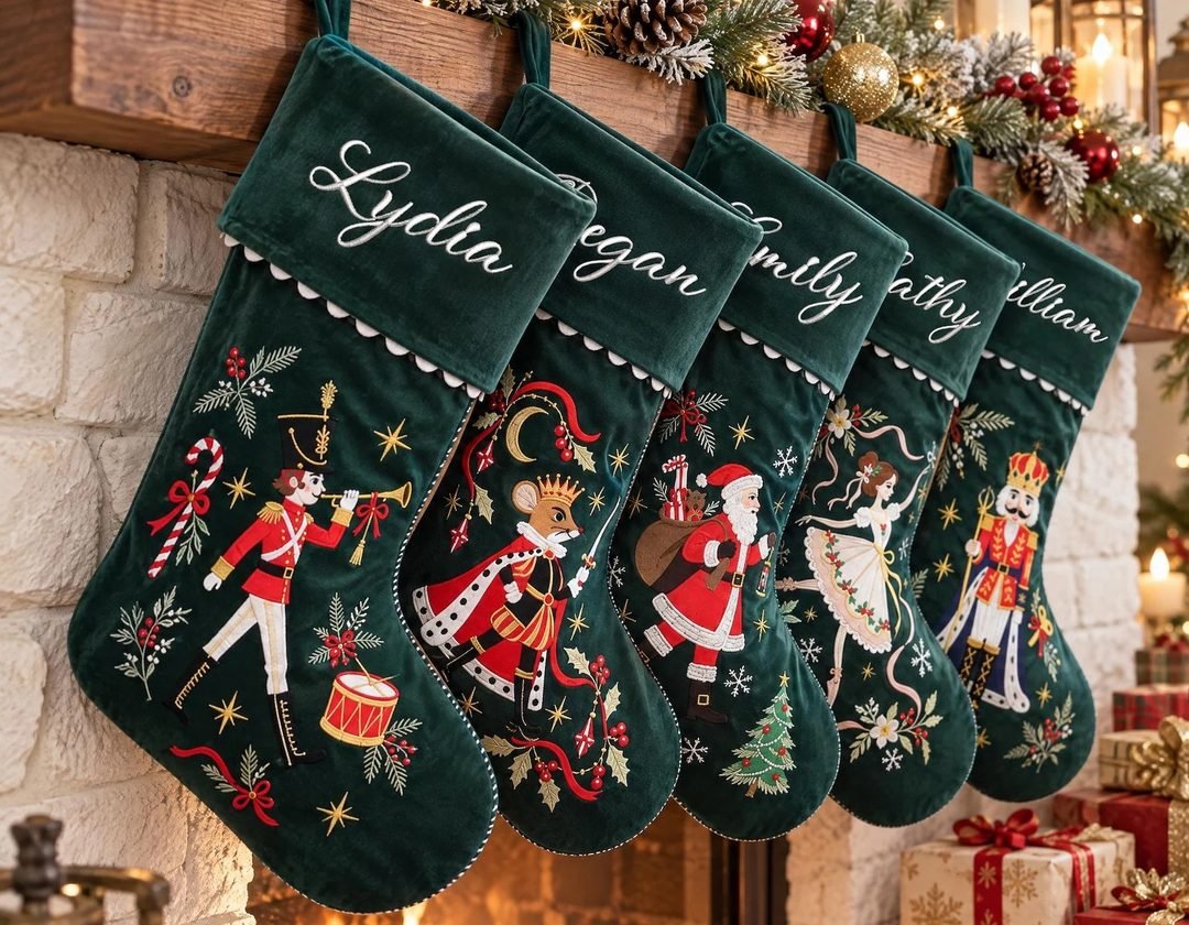 Personalized Nutcracker Christmas Stockings