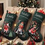 3 Stockings on Sofa